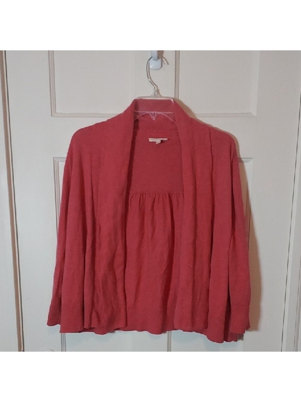 Eileen Fisher Organic Cotton Crop Cardigan Medium